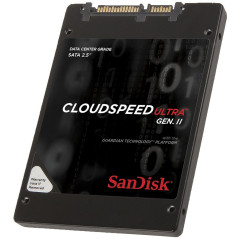 SANDISK CloudSpeed Ultra Gen. II 800GB SSD, 2.5” 7mm, SATA 6Gb/s, Read/Write: 530/460 MB/s, Random Read/Write IOPS: 76K/32K