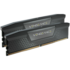 Corsair DDR5, 6400MT/s 64GB 2x32GB DIMM, Unbuffered, 32-40-40-84, Std PMIC, XMP 3.0, VENGEANCE DDR5 Black Heatspreader, 1.4V, EA