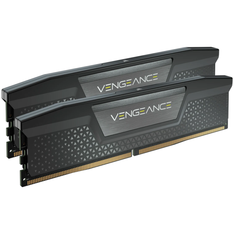 Corsair DDR5, 6400MT/s 64GB 2x32GB DIMM, Unbuffered, 32-40-40-84, Std PMIC, XMP 3.0, VENGEANCE DDR5 Black Heatspreader, 1.4V, EA