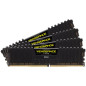 Corsair DDR4, 3600MHz 64GB 4x16GB DIMM, Unbuffered, 18-22-22-42, XMP 2.0, Vengeance LPX black Heatspreader, Black PCB, 1.35V, EA