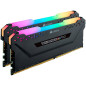 Corsair DDR4, 3200MHz 16GB 2x8GB DIMM, Unbuffered, 16-18-18-36, Base SPD@2666, XMP 2.0, VENGEANCE RGB PRO Heatspreader, RGB LED,