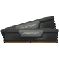 Corsair DDR5, 5600MT/s 32GB 2x16GB DIMM, Unbuffered, 36-36-36-76, Std PMIC, XMP 3.0, VENGEANCE DDR5 Black Heatspreader, Black PC