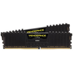 Corsair DDR4, 3600MHz 16GB 2 x 8GB DIMM, Unbuffered, 16-19-19-36, XMP 2.0 Vengeance LPX Black, 1.35V, EAN:0840006637165