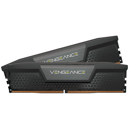 Corsair DDR5, 4800MT/s 32GB 2x16GB DIMM, Unbuffered, 40-40-40-77, Std PMIC, XMP 3.0, VENGEANCE DDR5 Black Heatspreader, Black PC