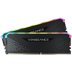 Corsair DDR4, 3600MHz 16GB 2x8GB DIMM, Unbuffered, 18-22-22-42, XMP 2.0, VENGEANCE RGB RS Heatspreader, RGB LED, 1.35V, for AMD