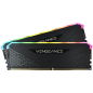 Corsair DDR4, 3600MHz 16GB 2x8GB DIMM, Unbuffered, 18-22-22-42, XMP 2.0, VENGEANCE RGB RS Heatspreader, RGB LED, 1.35V, for AMD