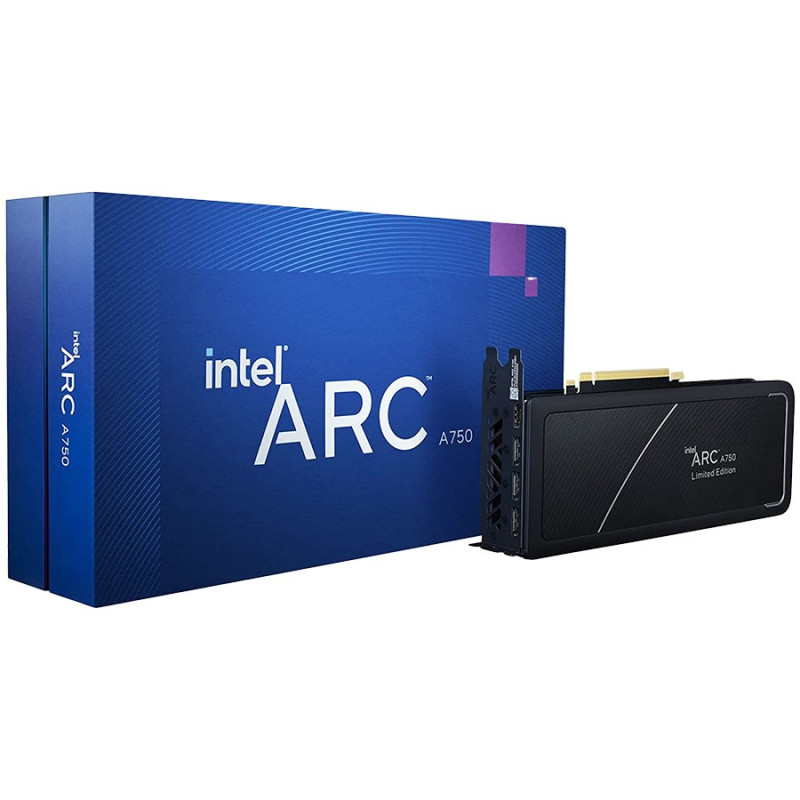 Intel Arc A750 Limited Edition Graphics (8GB), 1xHDMI, 3xDP, box Intel Arc A750 Limited Edition Graphics (8GB), 1xHDMI, 3xDP, box