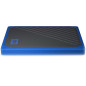 WD 1TB My Passport Go - Portable SSD, up to 400MB/s, 2-meter drop protection - Black w/ Cobalt trim
