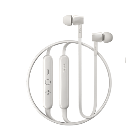 TCL In-ear Bluetooth Headset, Strong Bass, Frequency of response: 10-22K, Sensitivity: 107 dB, Driver Size: 8.6mm, Impedence: 16
