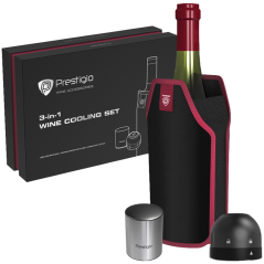 Wine Stopper + Champagne Stopper + Sleeve