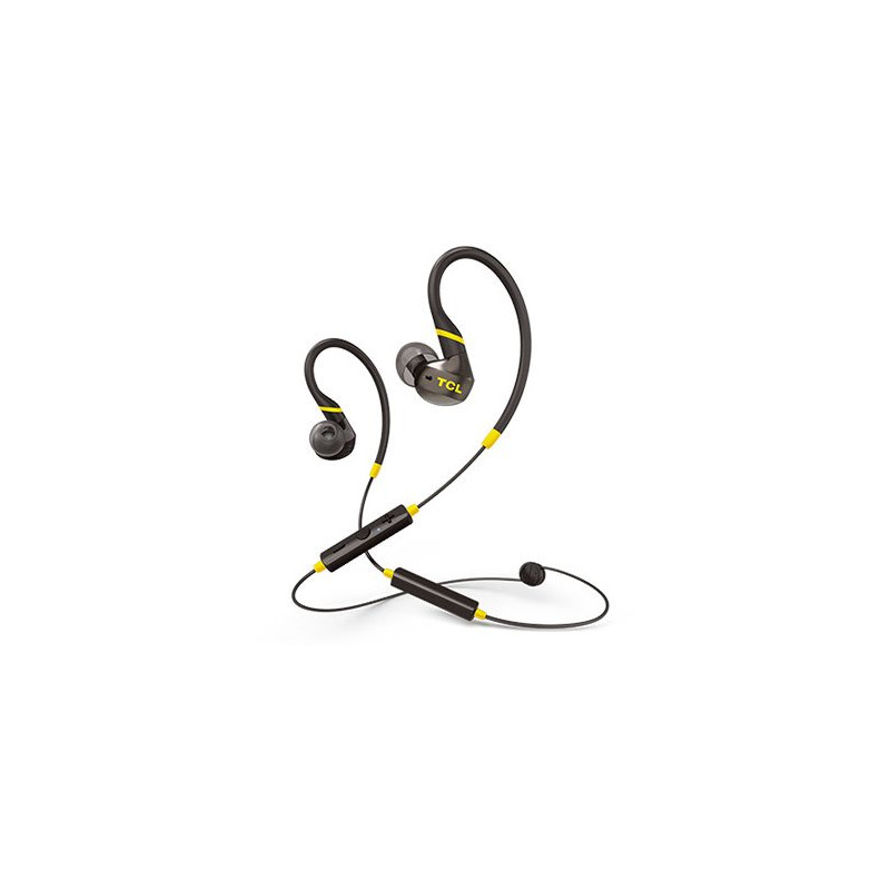 TCL In-ear Bluetooth Sport Headset, IPX4, Frequency of response: 10-22K, Sensitivity: 100 dB, Driver Size: 8.6mm, Impedence: 16 