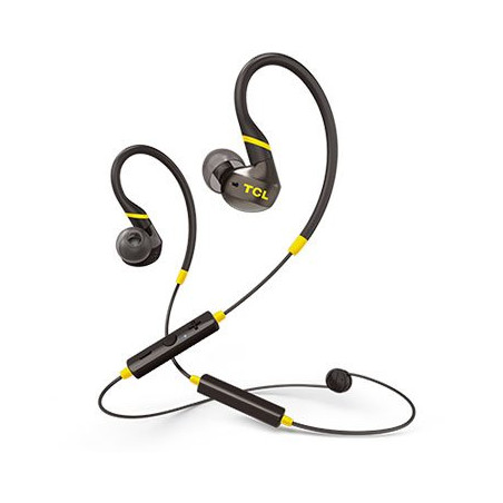 TCL In-ear Bluetooth Sport Headset, IPX4, Frequency of response: 10-22K, Sensitivity: 100 dB, Driver Size: 8.6mm, Impedence: 16 
