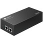 TP-Link TL-POE170S PoE++ Injector Adapter, 1× Gigabit PoE Port, 1× Gigabit Non-PoE Port, 802.3bt/at/af Compliant, 60 W PoE Power