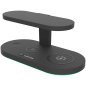 CANYON wireless charger WS-501 15W 5in1 UV Black CANYON wireless charger WS-501 15W 5in1 UV Black