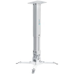 ONKRON Projector Mount Ceiling Adjustable Bracket up to 22 lbs Projectors, White