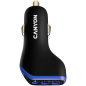 CANYON car charger C-08 PD 18W USB-C 2USB-A Black Purple CANYON car charger C-08 PD 18W USB-C 2USB-A Black Purple