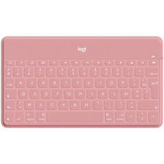 LOGITECH Keys-To-Go Bluetooth Portable Keyboard - BLUSH PINK - UK