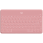 LOGITECH Keys-To-Go Bluetooth Portable Keyboard - BLUSH PINK - UK