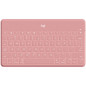LOGITECH Keys-To-Go Bluetooth Portable Keyboard - BLUSH PINK - US INT'L