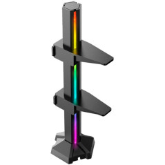 GELID Stabilo VGA Card Support BLACK, ARGB Sync, Dual GPU Support, Compatible with All GPU Types, Magnetic Bottom & Sticky Adhes