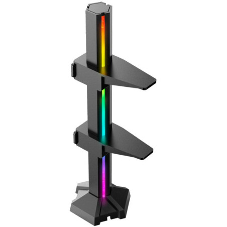 GELID Stabilo VGA Card Support BLACK, ARGB Sync, Dual GPU Support, Compatible with All GPU Types, Magnetic Bottom & Sticky Adhes
