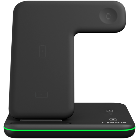 CANYON wireless charger WS-303 15W 3in1 Black