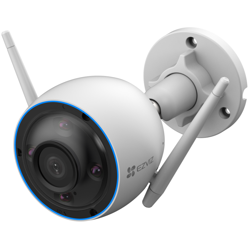 Ezviz H3c 3MP IP Wi-Fi Smart Home camera, 1/2.7” Progressive Scan CMOS, 4mm @ F2.0, view angle: 82° (Horizontal), H.265, 30fps, 