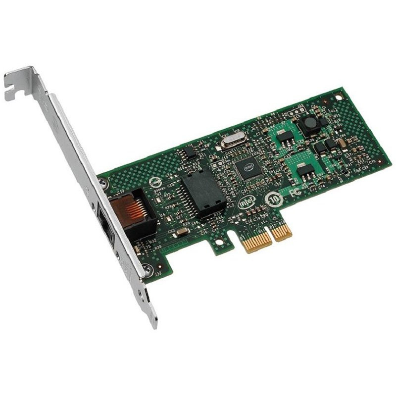 Intel Gigabit CT Desktop Adapter, 1GB CT port, Ethernet, 10/100/1000Base-T, PCI-E v1.1x2.5 (Low Profile and Full Height brackets