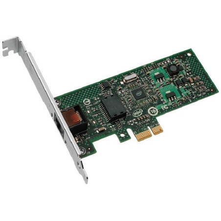 Intel Gigabit CT Desktop Adapter, 1GB CT port, Ethernet, 10/100/1000Base-T, PCI-E v1.1x2.5 (Low Profile and Full Height brackets