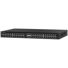 Dell EMC Switch N1148T-ON, L2, 48 ports RJ45 1GbE, 4 ports SFP+ 10GbE, Stacking,European 220V Power Cord,Limited Lifetime Hardwa