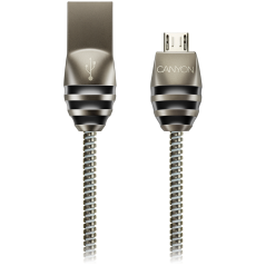 CANYON cable UM-5 MicroUSB 10W 1m Dark Grey