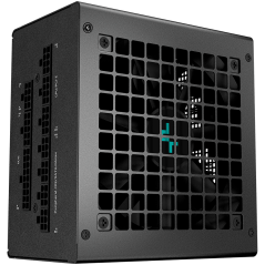 DeepCool PQ1000M, 1000W, 80 Plus GOLD, Full Japan Electrolytic Capacitors, Fully Modular, Flat Black Cables, 120mm FDB Fan, Fanl
