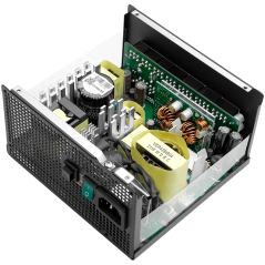 DeepCool PQ1000M, 1000W, 80 Plus GOLD, Full Japan Electrolytic Capacitors, Fully Modular, Flat Black Cables, 120mm FDB Fan, Fanl