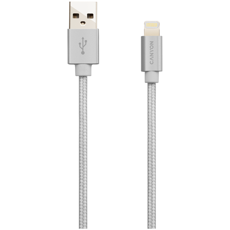 CANYON cable MFI-3 Lightning 12W 1m White CANYON cable MFI-3 Lightning 12W 1m White