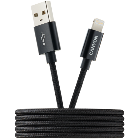 CANYON cable CFI-3 Lightning 5W 1m Black
