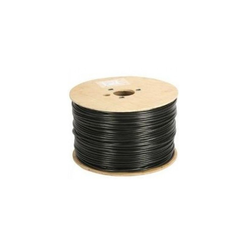 FTP Cat5e+2C Power cable:(0.5mm CU, AL foil)+ (2C 0.75mm224*0.2mm CCA power cable) + Black PVC jacket with UV protection, 305m/d