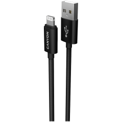 CANYON cable MFI-3 Lightning 12W 1m Black