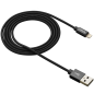 CANYON cable MFI-3 Lightning 12W 1m Black CANYON cable MFI-3 Lightning 12W 1m Black