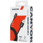 CANYON cable MFI-3 Lightning 12W 1m Black CANYON cable MFI-3 Lightning 12W 1m Black