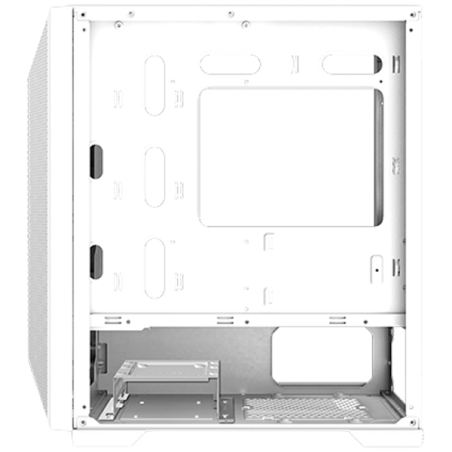 Xigmatek Gemini II Arctic EN48656, White, MATX/ Mini- ITX, U3x1+U2x2, Meshed Grill ARGB LED Frontpanel & Left TG, 3PCS X24F Arct