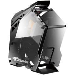 Chassis COUGAR CONQUER Mid-Tower,Aluminum Alloy,Mini ITX/MicroATX/ATX, USB 3.0x2 Mic x1,Audio x1,COUGAR CFD 120mm LED fan x3,Cab