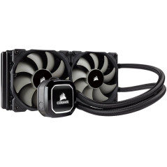 Corsair Hydro Series, H100x - 240mm Radiator, Dual 120mm PWM Fans, Liquid CPU Cooler