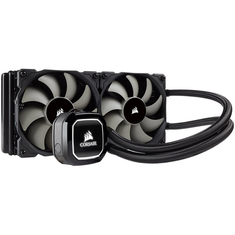 Corsair Hydro Series, H100x - 240mm Radiator, Dual 120mm PWM Fans, Liquid CPU Cooler