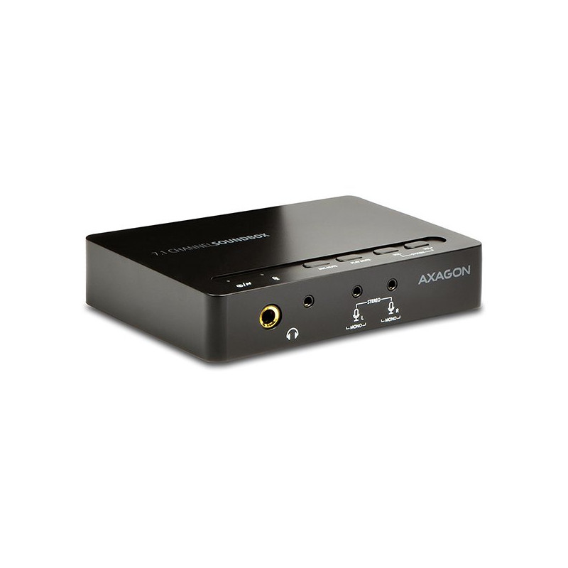 AXAGON ADA-71 USB2.0 - SOUNDbox real 7.1 Audio Adapter, SPDIF AXAGON ADA-71 USB2.0 - SOUNDbox real 7.1 Audio Adapter, SPDIF