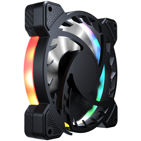 COUGAR ARGB VK120 Kit, 120x120x25mm, Hydro-Dynamic Bearing, 600-1500RPM ± 200RPM, 48.98 CFM ± 10% Air Flow, 29.8 dBA Max Noise, 