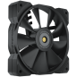 COUGAR MHP 120 Black, 120mm 4-pin PWM fan, 600-2000RPM, HDB Bearing, Anti-vibration Dampers, Extension Cable + Low-Noise Adapter