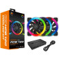 COUGAR VORTEX RGB FCB 120 Cooling Kit, Hydraulic-Bearing, 1200 R.P.M, Air Flow:36.72 CFM 62.36 m3/h, Air Pressure: 0.78mm H2O, M