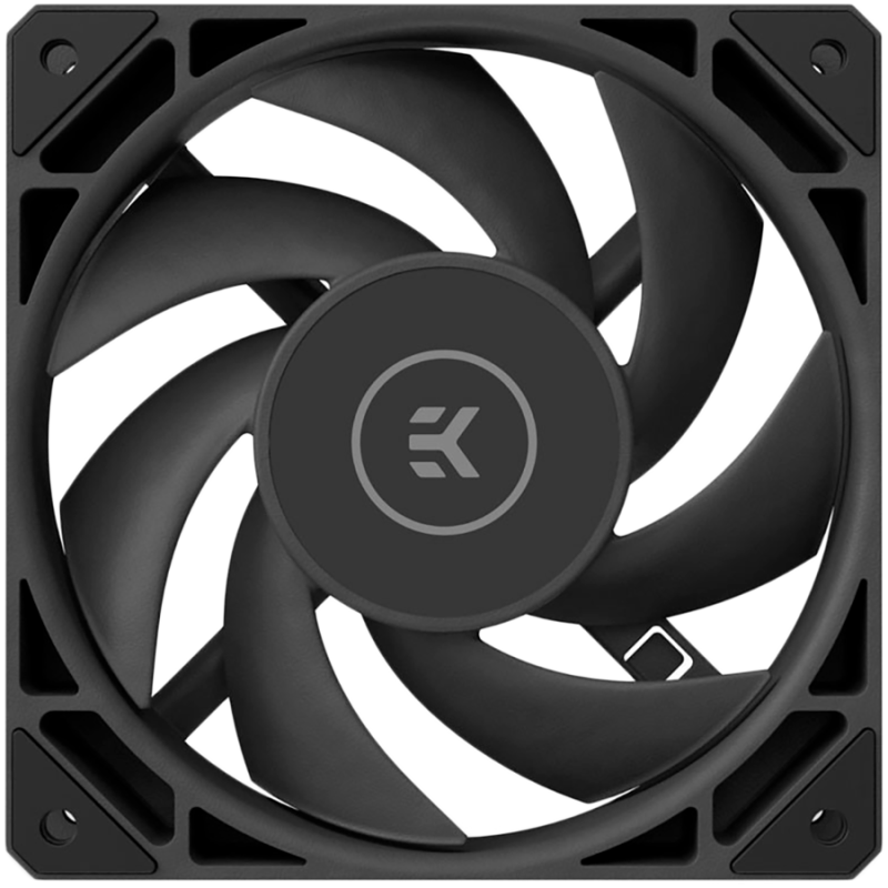 EK-Loop Fan FPT 120 - Black (550-2300rpm), 120mm fan, 4-pin PWM, 36 dBA (max. RPM)
