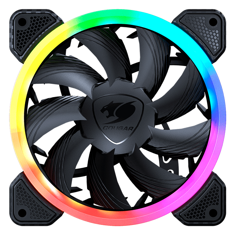 COUGAR VORTEX ARGB VK120, Cooling Fan, Hydro-Dynamic Bearing, 48.98 CFM ± 10% air flow, 1.04 mmH20 ± 10% Static Pressure, Speed 