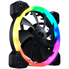 COUGAR VORTEX ARGB VK120, Cooling Fan, Hydro-Dynamic Bearing, 48.98 CFM ± 10% air flow, 1.04 mmH20 ± 10% Static Pressure, Speed 